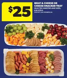 Real Canadian Superstore MEAT & CHEESE OR CHEESE SNACKER TRAY offer