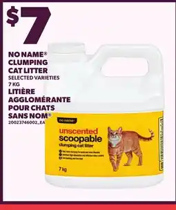 Independent City Market NO NAME CLUMPING CAT LITTER offer