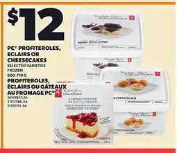 Independent City Market PC PROFITEROLES, ECLAIRS OR CHEESECAKES offer
