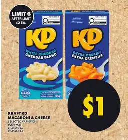 Independent City Market KRAFT KD MACARONI & CHEESE, 156/175 G offer