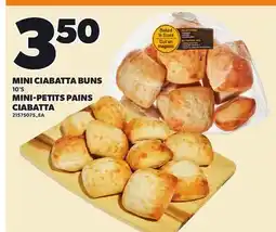 Independent City Market MINI CIABATTA BUNS, 10'S offer