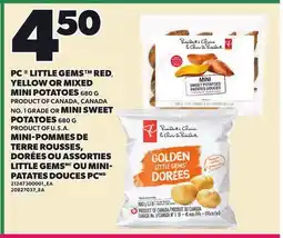 Independent City Market PC LITTLE GEMS RED, YELLOW OR MIXED MINI POTATOES, 680 G OR MINI SWEET POTATOES offer