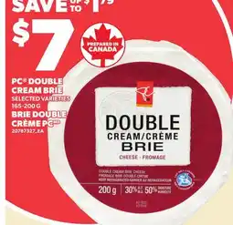 Independent City Market PC DOUBLE CREAM BRIE offer