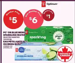 Independent City Market PC OR BLUE MENU SPARKLING WATER offer