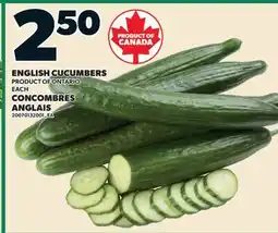 Valu-mart CONCOMBRES ANGLAIS, EACH offer