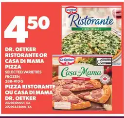 Valu-mart PIZZA RISTORANTE OU CASA DI MAMA DR. OETKER offer