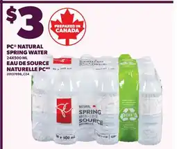 Valu-mart EAU DE SOURCE NATURELLE PC offer