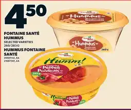Valu-mart HUMMUS FONTAINE SANTÉ, 260/283 G offer
