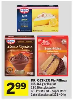 Foodland Pie Fillings offer