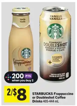 Foodland Frappuccino or Doubleshot Coffee Drinks offer