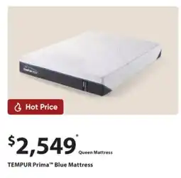Sleep Country TEMPUR Prima Blue Mattress Queen Mattress offer