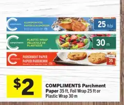 Foodland COMPLIMENTS Parchment Paper offer