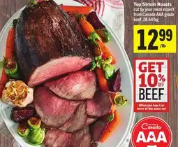 Foodland Top Sirloin Roasts - Foodland Harvest offer