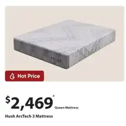 Sleep Country Hush ArcTech 3 Mattress Queen Mattress offer