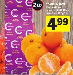 Foodland COMPLIMENTS Clementines offer