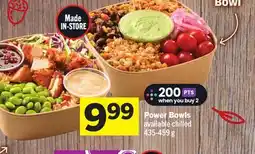 Foodland Power Bowls offer