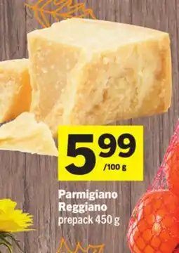 Foodland Parmigiano Reggiano offer