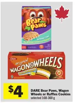 Foodland Bear Paws, Wagon Wheels or Ruffles Cookies offer