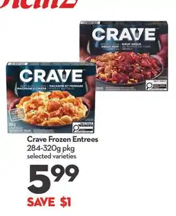 Longo's Crave Frozen Entrees offer
