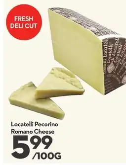 Longo's Locatelli Pecorino Romano Cheese offer