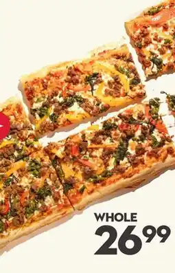Longo's MEATBALL, ROASTED PEPPER & RAPINI PINSA offer