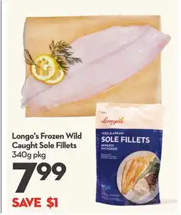 Longo's Longo's Frozen Wild Caught Sole Fillets offer