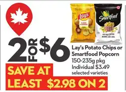 Longo's Lay's Potato Chips or Smartfood Popcorn offer