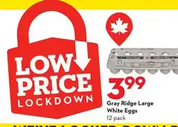 Longo's Gray Ridge Large White Eggs offer