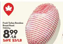 Longo's Fresh Turkey Boneless Breast Roast offer