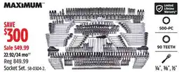 Canadian Tire Socket Set offer