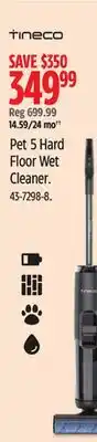 Canadian Tire Pet 5 Hard Floor Wet Cleaner offer