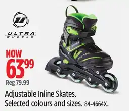 Canadian Tire Ultra Wheels Adjustable Inline Skates offer