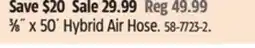 Canadian Tire Hybrid Air Hose offer