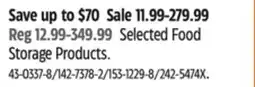 Canadian Tire Selected Food Storage Products offer
