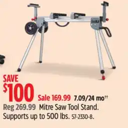 Canadian Tire Mitre Saw Tool Stand offer