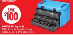 Canadian Tire Mastercraft 270-Pc Socket Set offer