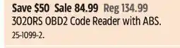 Canadian Tire 3020RS OBD2 Code Reader with ABS offer