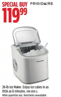 Canadian Tire 26-lb Ice Maker offer