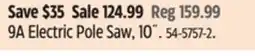 Canadian Tire Yardworks 9A Electric Pole Saw, 10 offer