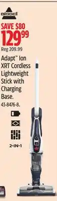 Canadian Tire Bissell Adapt Ion XRT Cordless Lightweight Stick with Charging Base offer