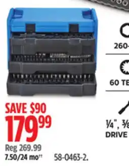 Canadian Tire Mastercraft General Use Socket Sets offer