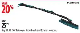 Canadian Tire Reflex 50° Telescopic Snow Brush and Scraper offer