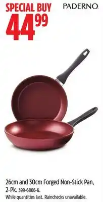 Canadian Tire 26cm and 30cm Forged Non-Stick Pan, 2-PK offer
