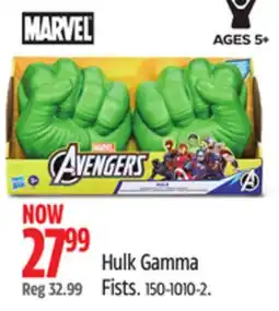 Canadian Tire Hulk Gamma Fists offer