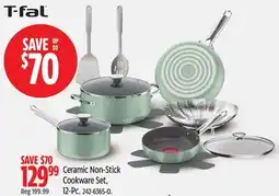 Canadian Tire T-fal Ceramic Non-Stick Cookware Set offer