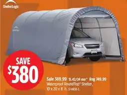 Canadian Tire Waterproof RoundTop Shelter offer