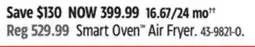 Canadian Tire Smart Oven Air Fryer offer
