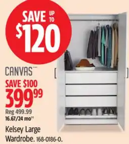 Canadian Tire Kelsey Large Wardrobe offer