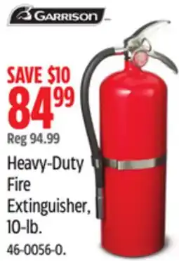 Canadian Tire Garrison Heavy-Duty Fire Extinguisher, 10-lb offer