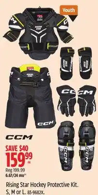 Canadian Tire Rising Star Hockey Protective Kit offer